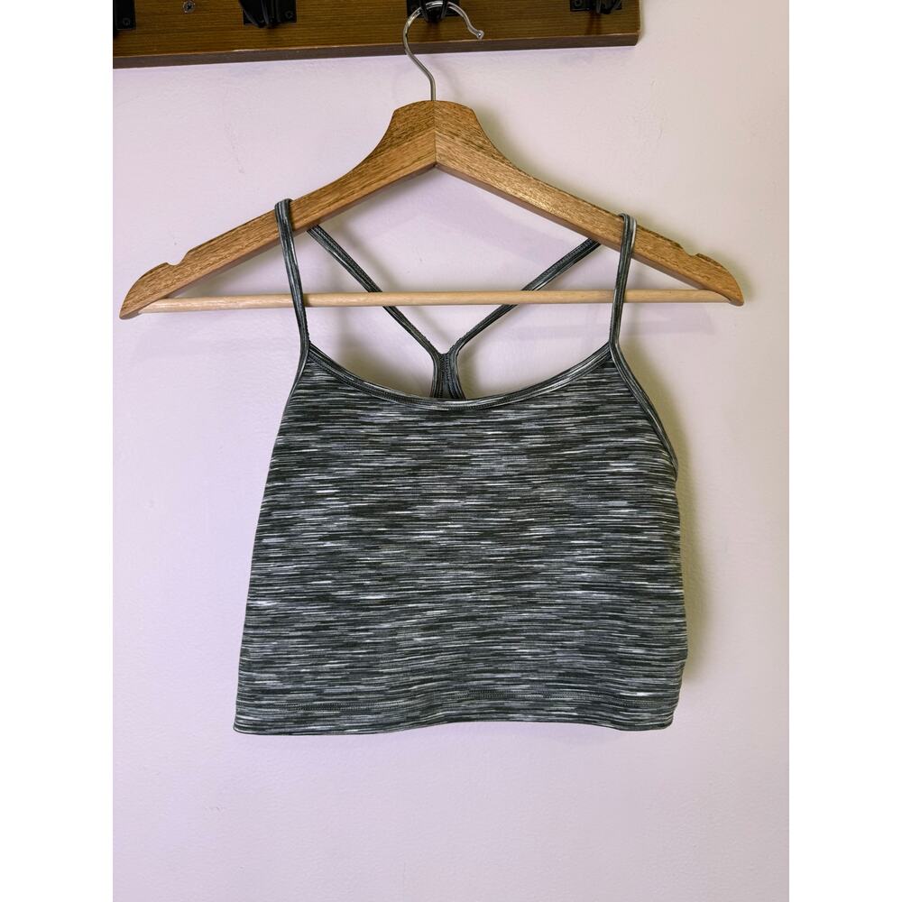 Aerie OFFLINE The Hugger Recharge Green Space Dye Longline Sports Bra Small - Picture 2 of 6